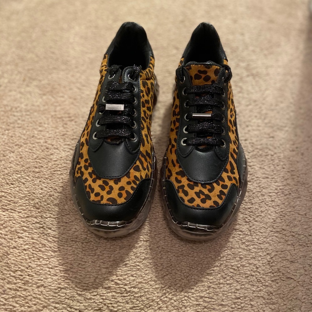 Cheetah Print Trainer Sneaker